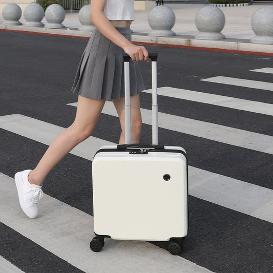 18-inch Trolley Case Printed Pattern Luggage