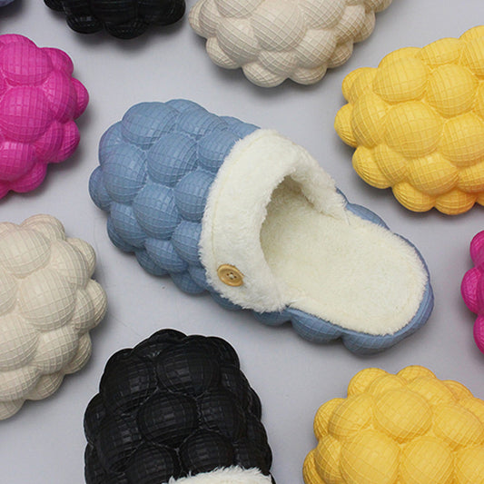 Lychee Bubble Cotton Slippers