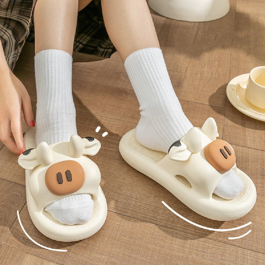 Fashion Cartoon Cute Platform Slippers